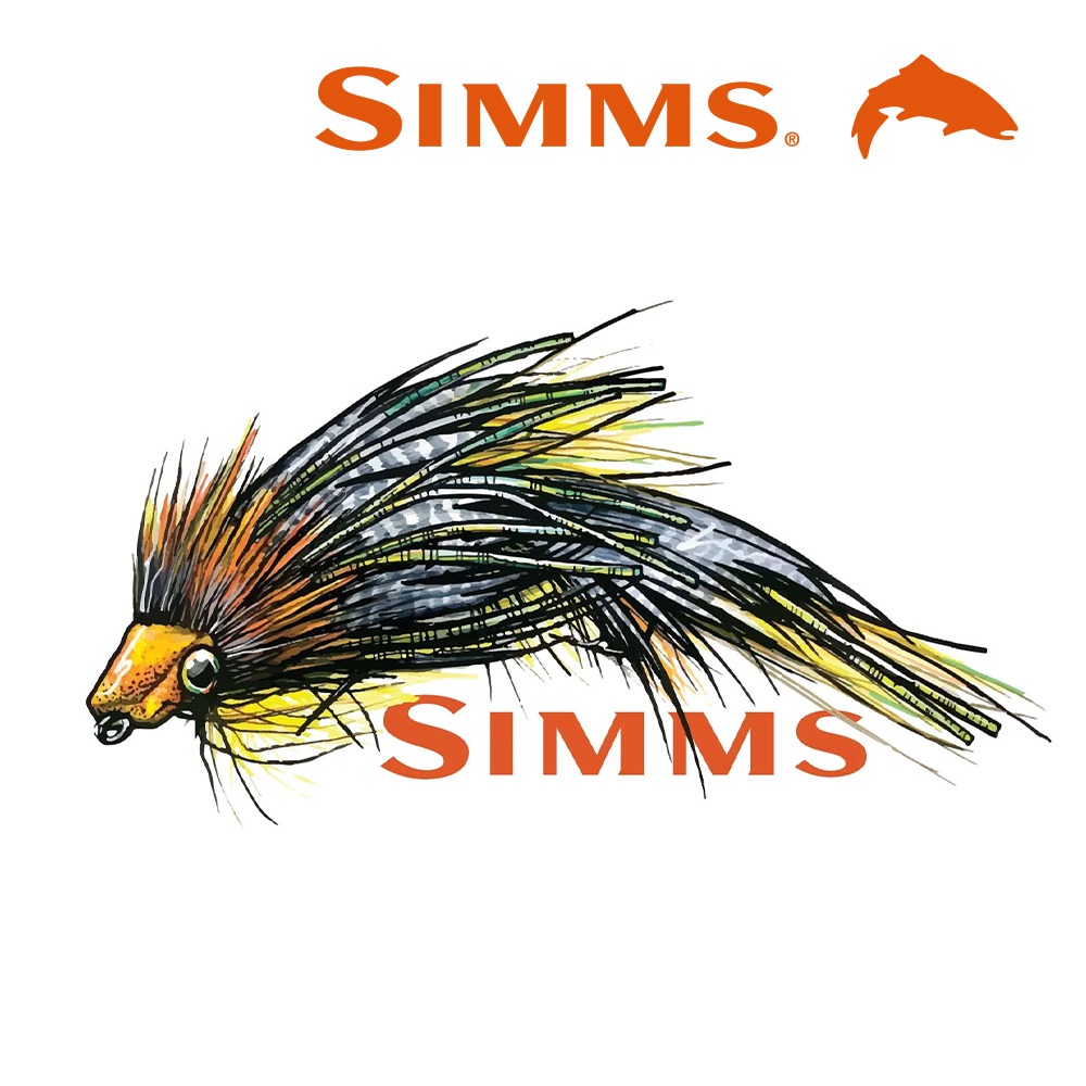 simms 심스 스트리머 스티커 (오리진루어 정식수입제품)