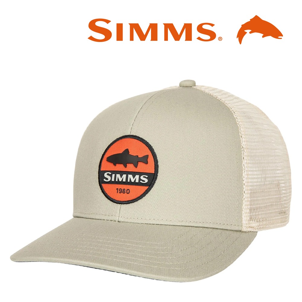simms 심스 트라우트 패치 트럭커 캡 - 카키 (오리진루어 정식수입제품)