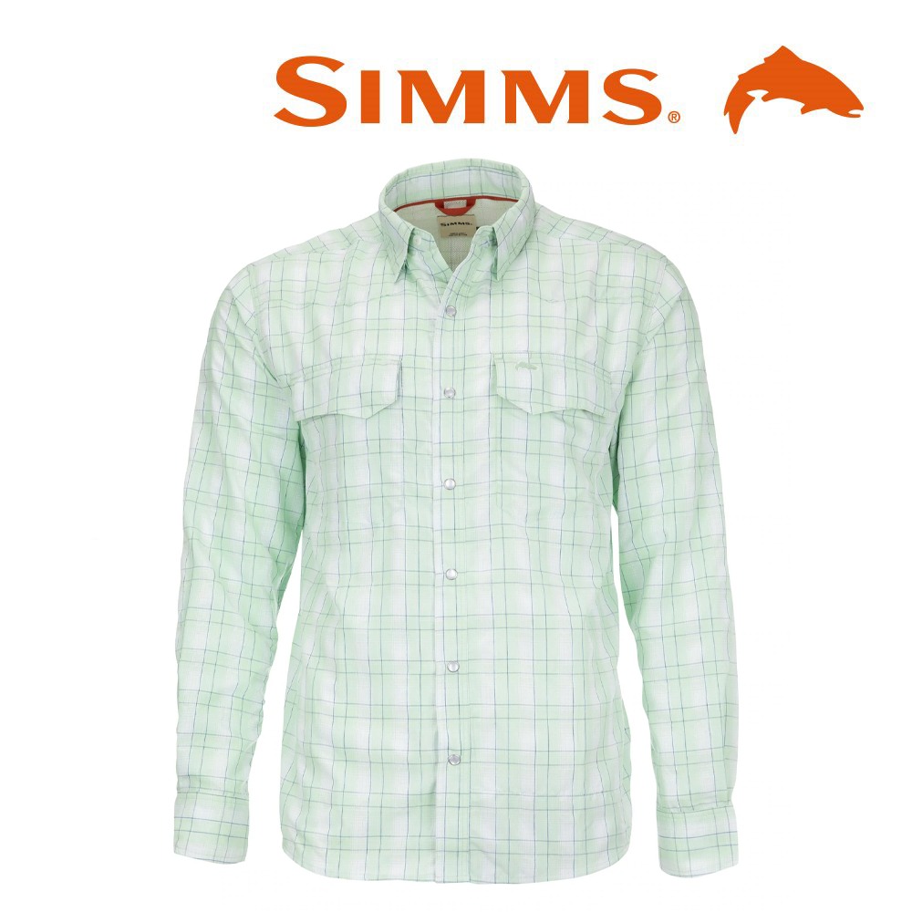 simms 심스 빅 스카이 셔츠 - 그린 나이트 폴 플레이드 (오리진루어 정식수입제품)