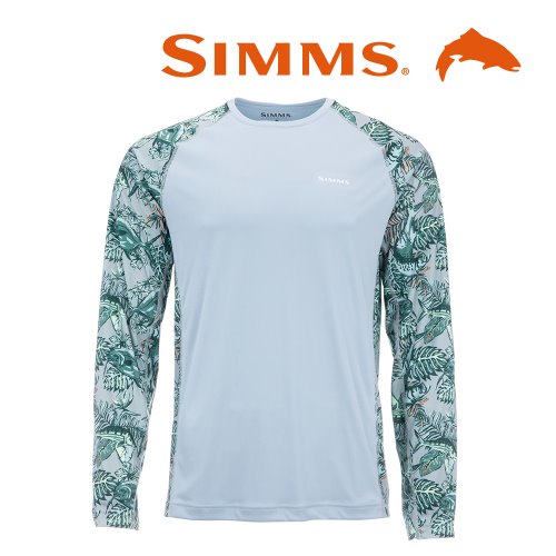 simms 심스 솔라플렉스 LS 크루넥 셔츠- 슬램다운 스틸 블루 (오리진루어 정식수입제품)