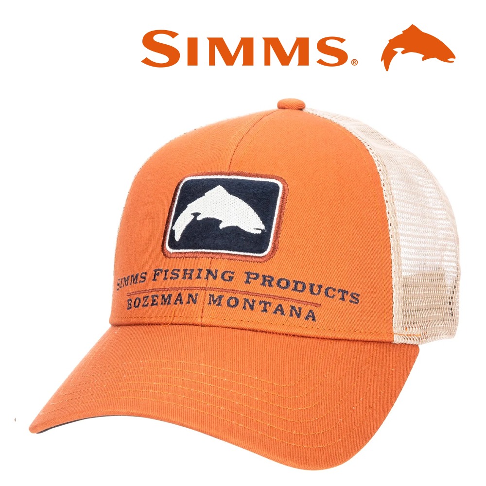 simms 심스 트라우트 아이콘 트럭커 캡- 심스오렌지 (오리진루어 정식수입제품)