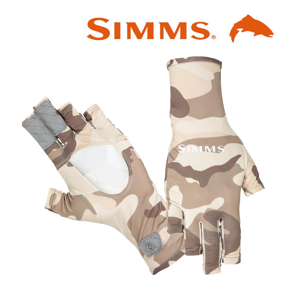 simms 심스 버그스토퍼 선 글러브- 우드랜드 카모 샌드바 (오리진루어정식수입제품)