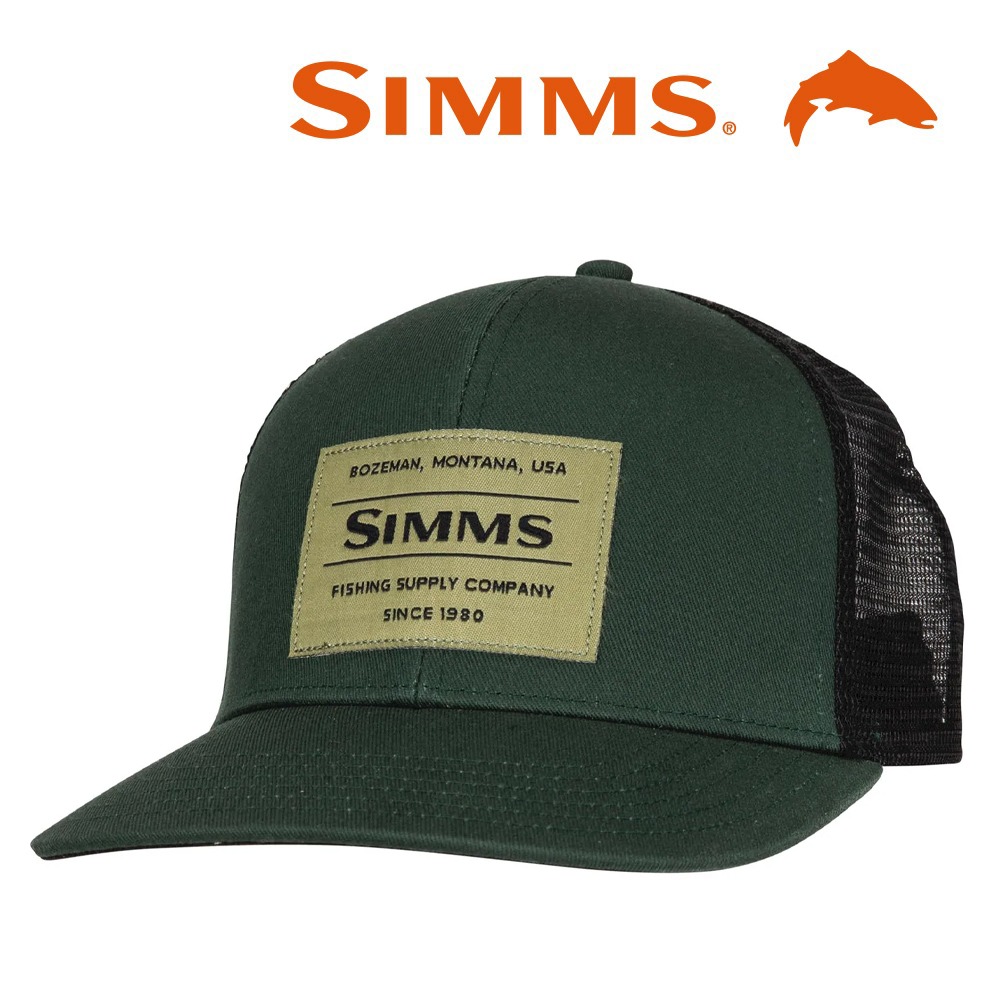 simms 심스 오리지날 패치 트럭커 캡 -모스 (오리진루어 정식수입제품)